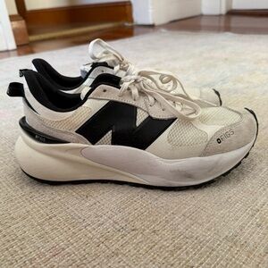 New Balance + FIGS  Cream and Black Athletic Shoes